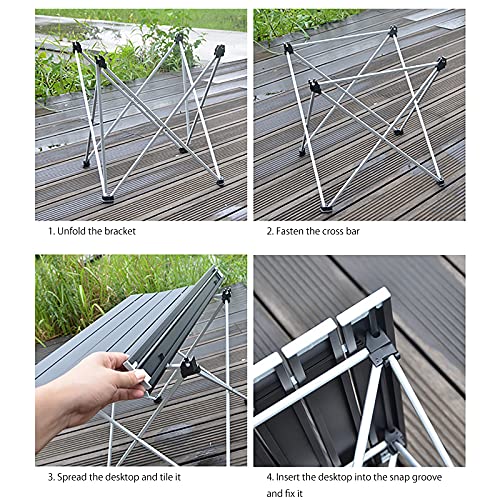 Table de camping pliante solide pour éviter les repas au sol