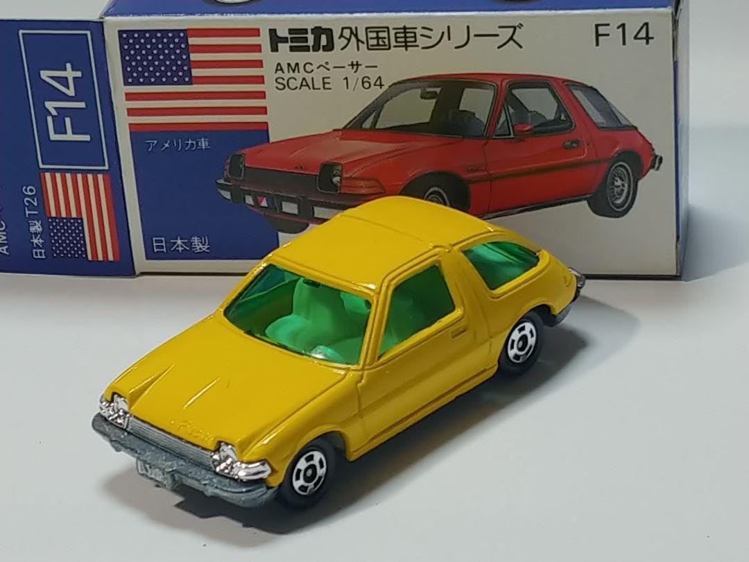 Amazon.co.jp: 青箱トミカ F14 AMCペーサー 美品 日本製 デッド