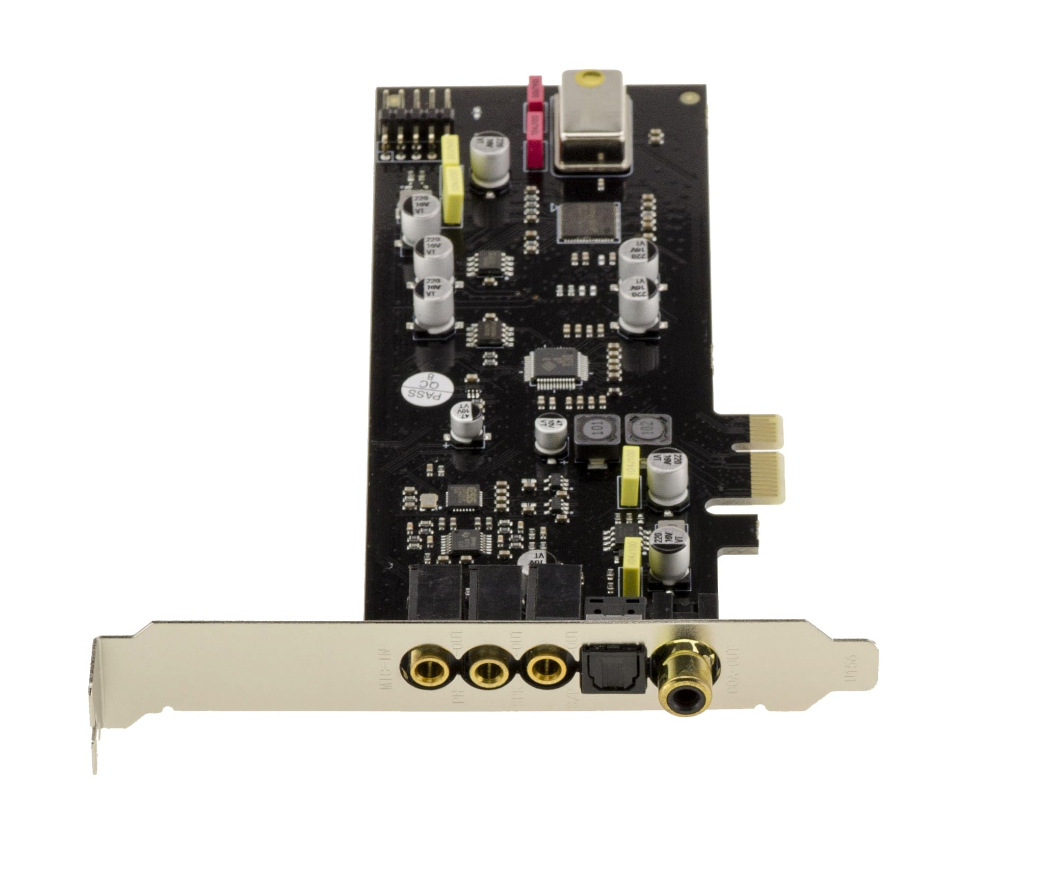 KALEA-INFORMATIQUE Scheda audio digitale HiFi PCIe x1 SSS1700 con convertitore DAC e ADC, DNR 127dB e distorsione inferiore a -120dB