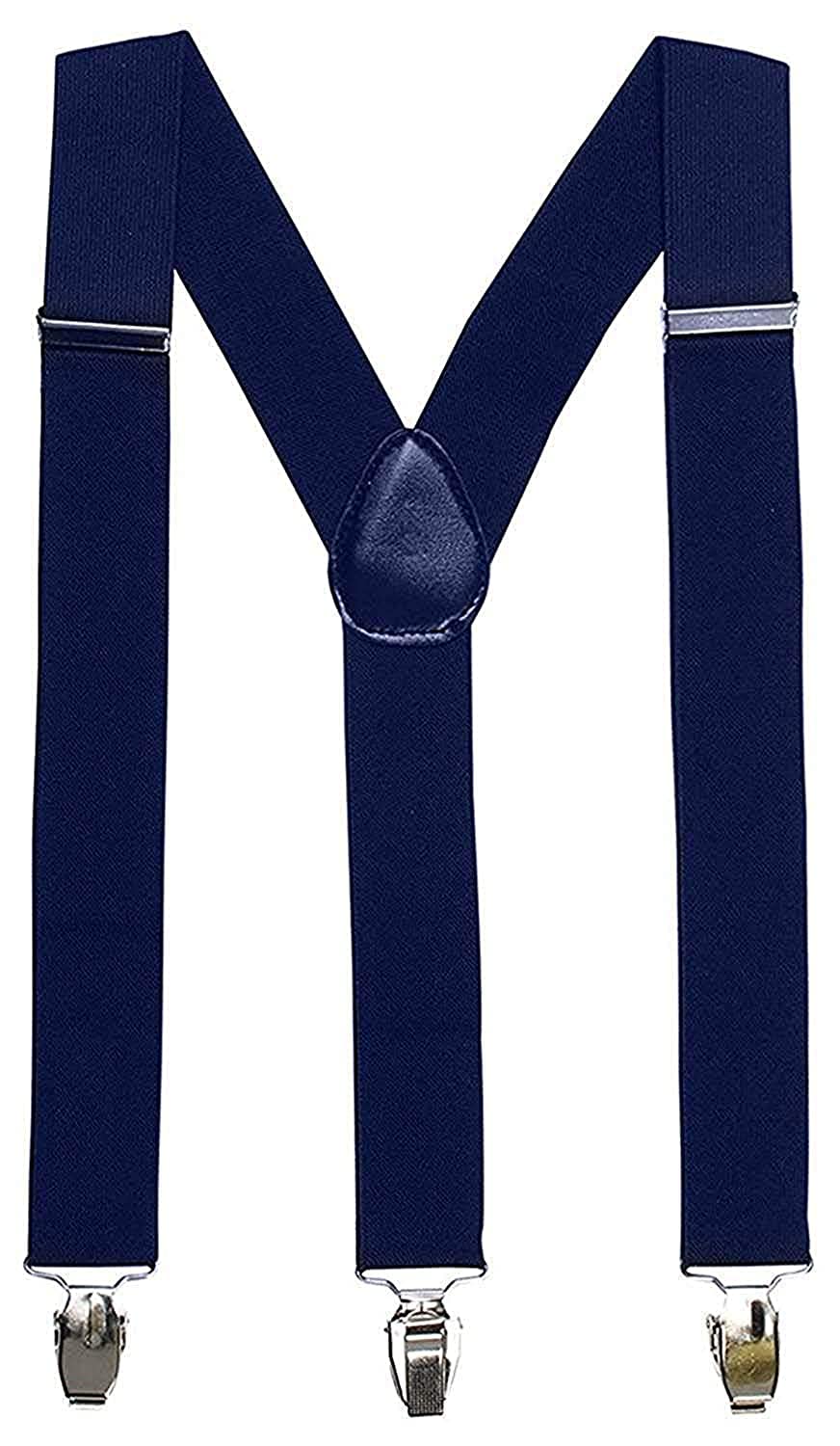 Premium Unisex Polyester Adjustable Suspender (Free size) (Dark Blue)-image-8