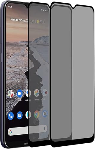 OCESTORE Protector de pantalla de privacidad, (2 unidades) Anti-Spy Anti-Glare Ultra Delgado Transparente 9H 2.5D Arco Templado Película Protectora