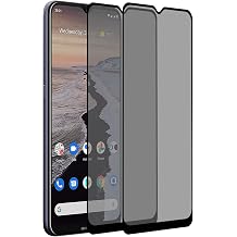 OCESTORE Privacy Screen Protector,2 Pack Anti-Spy Anti-Glare Ultra-Thin Clear 9H 2.5D Arc Tempered Glass Protective Film Replacement for No kia G10 / Nokia G20.
