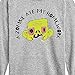 Instant Message - A Zombie Ate My Homework - Toddler & Youth Long Sleeve Graphic T-Shirt - Size Large Athletic Heather