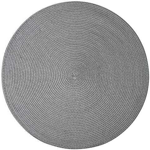 Westmark Podkładki, 4 sztuki, ø 38 cm, Polipropylen, Szare, Seria Saleen: Circle