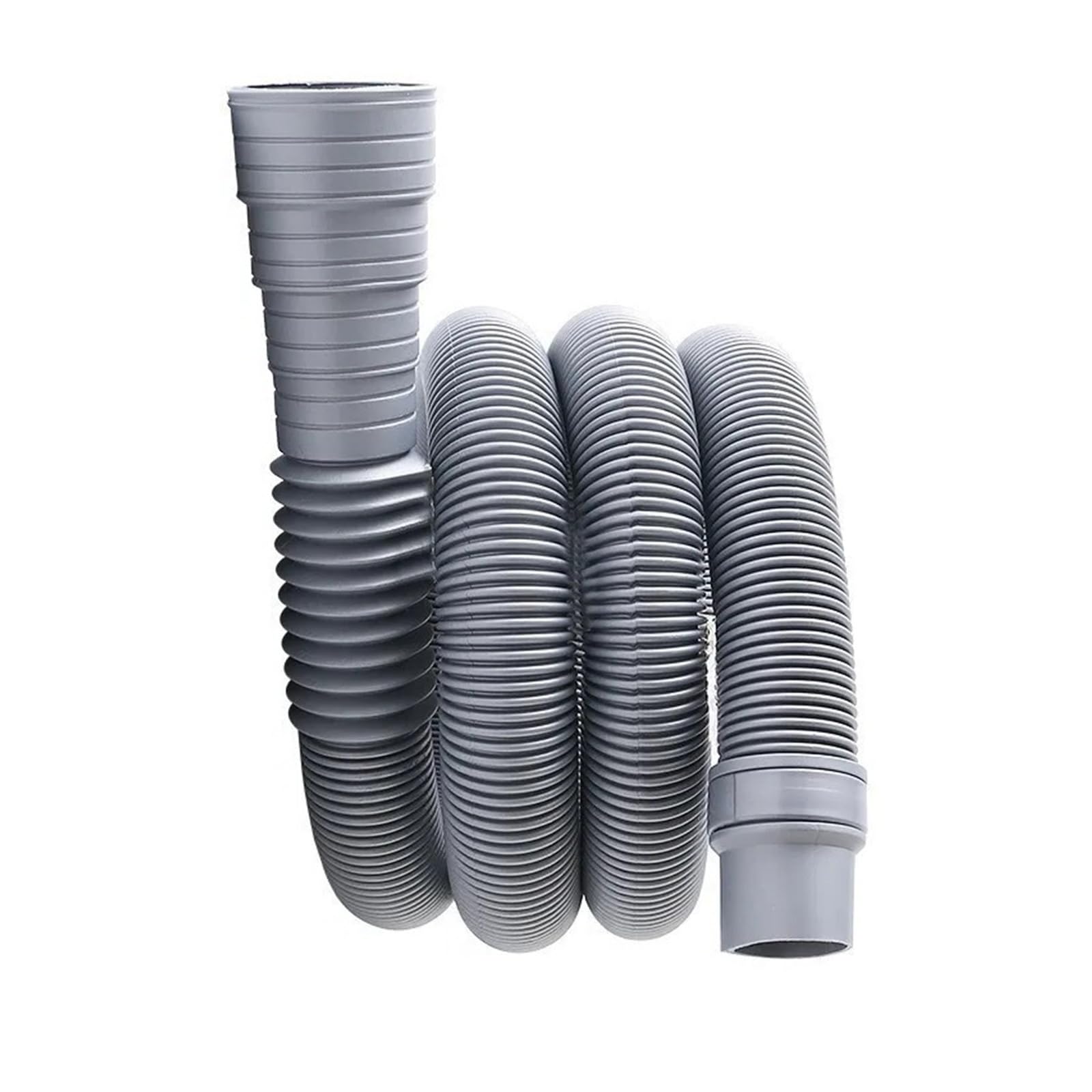 Tubo Di Scarico Universale For Lavatrice, Tubo Di Scarico Prolunga For Lavatrici Automatiche/Semi-Automatiche, Ondulato A Prova Di Perdite(2m-1pc)