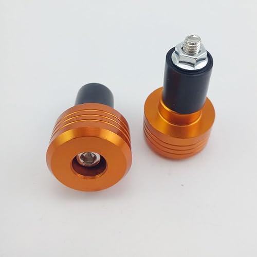 Miniatura 10 de OKSTNO Extremos para manillar de motocicleta, 78 pulgadas, tapas deslizantes, tapones de peso de aluminio CNC (azul)