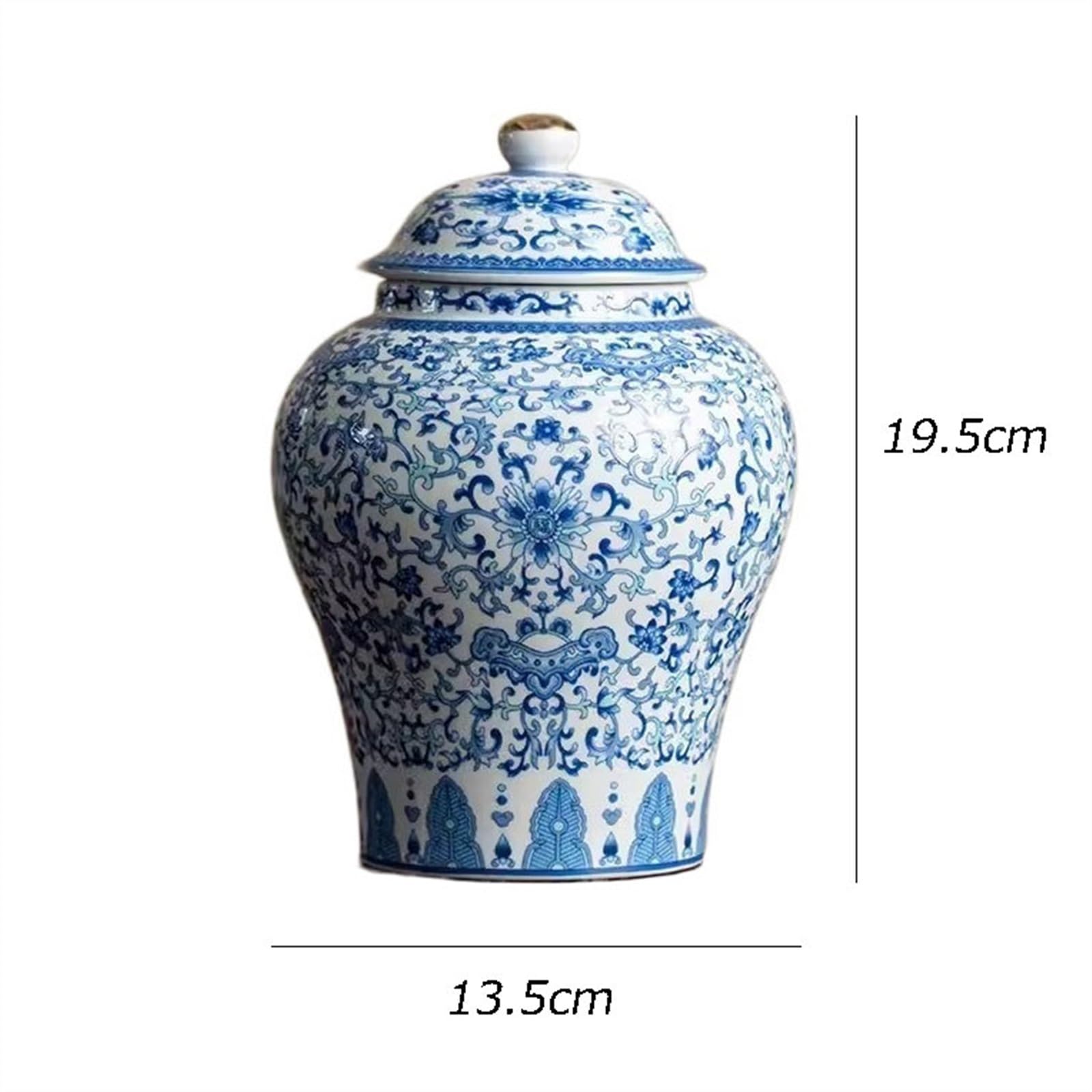 Barattoli con Coperchi Magazzino da tè in Barattolo di stoccaggio sigillato da Cucina in contenitori di tè Sfuso Celadon Vintage di Alta qualità Barattoli di Cucina