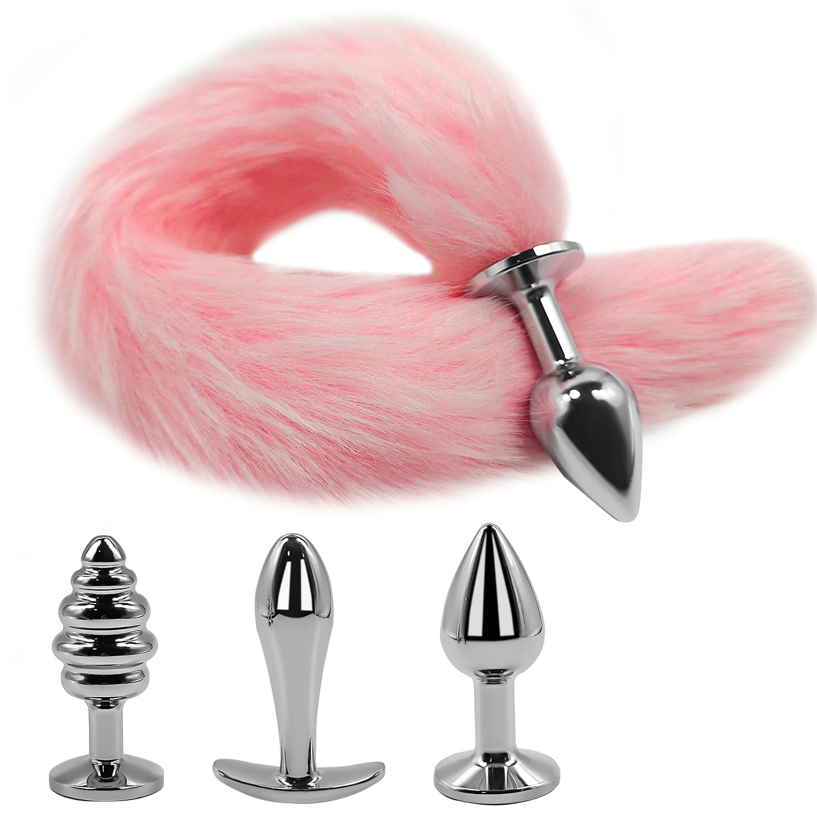 Amazon.com: Sexy Fox Tail Anal Butt Plug Sex Toys with 3 Interchangeable  Metal Butt Plugs Cute Cosplay Foxtail Butt Trainer BDSM Anal Plug Tails for  Women Man Beginners Role Play Fox Tail