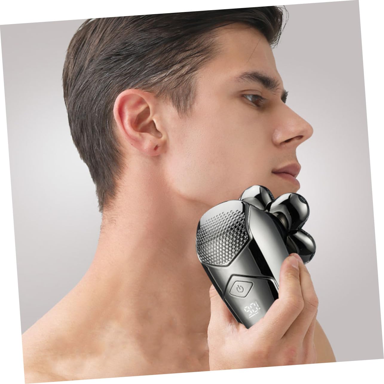 PLAFOPE Rasoio Elettrico Per Sposo Calvo Manscaping Trimmer Per Da Da Viaggio Rasatura Del