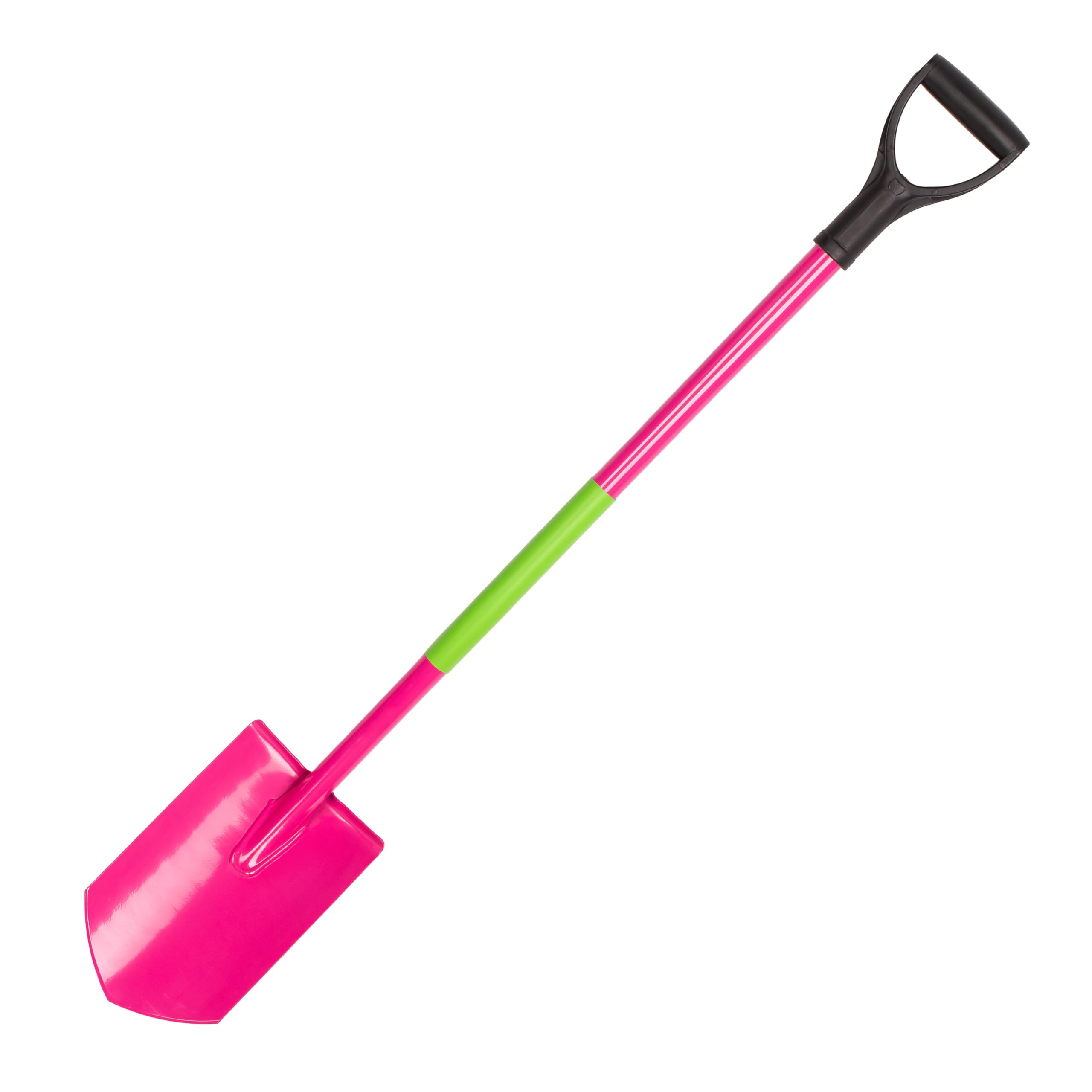 Mivos Bêche Ergonomique en Acier au Bore trempé - 115 cm - avec Manche Ergonomique et poignée en D - pour Femme - avec Lame Pointue et Bord Large - Fabriquée en Union Européenne
