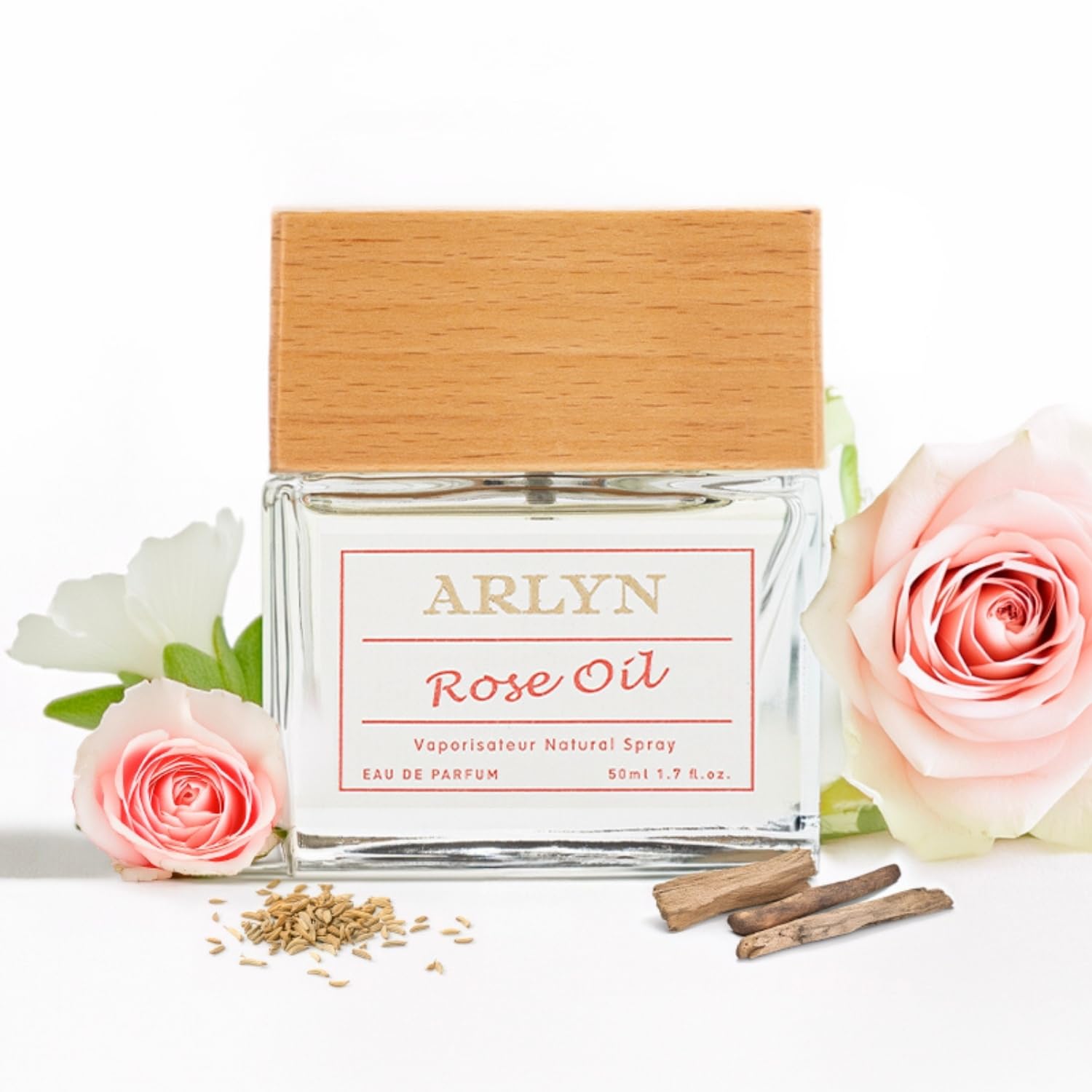 ARLYN Rose Oil Eau De Parfum Inspired by Le Lab Fragrances' Rose 31 - Perfume for Men & Women, Luxury Fragrance - Vegan, Cruelty-Free, and Eco-Conscious (1.7oz / 50ml)