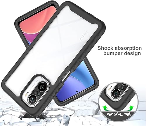 Miniatura 5 de QiongNi Funda para Xiaomi Redmi K40 Pro, funda protectora anticaídas y absorción de golpes para Xiaomi Poco F3 5G M2012K11AG  Mi 11X 5G M2012K11AI