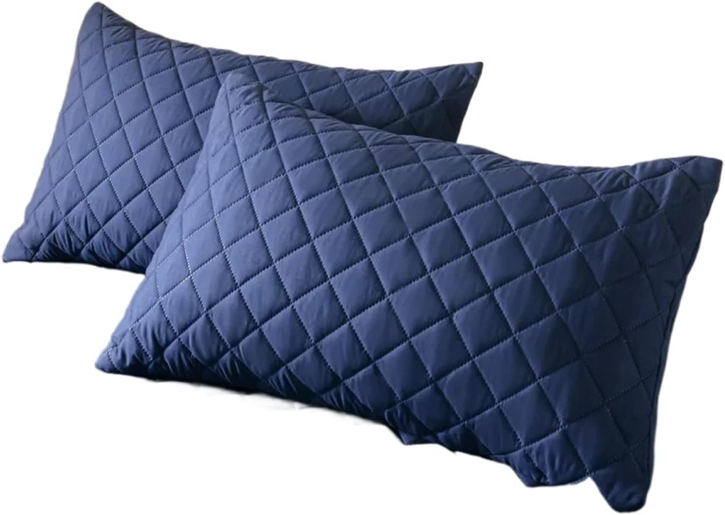 Waterproof Pillowcase, Excluding Pillows 48x74cm ，for Bedroom,Pillow Cover for Home(Black)