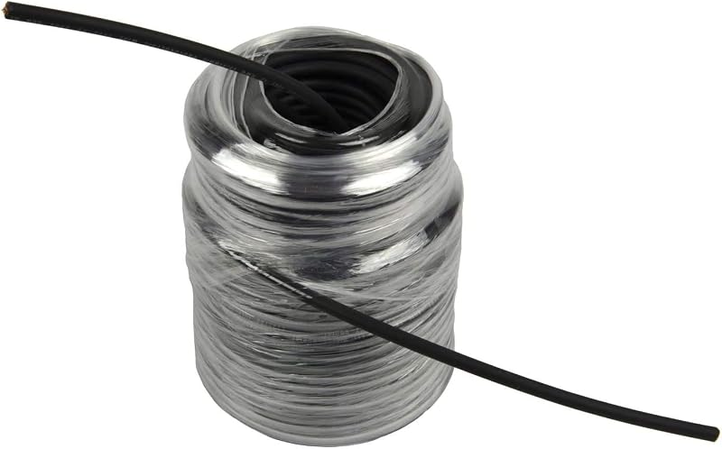 Cabo Solar PV TEMCo Industrial 12 AWG, Cobre Nu, Preto, 600 VDC, Rolo de 76,2 m