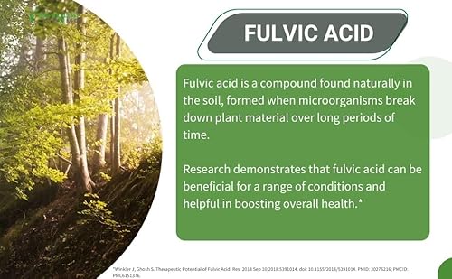 The Healthy Life 4 Me Liquid Fulvic Acid + Humic + Trace Minerals | Hydration | Keto Supplement thumb #2