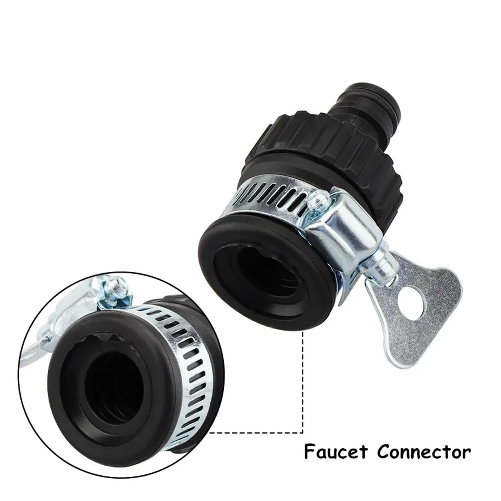 Conector universal para manguera de grifo de agua para elaboración de cerveza casera, adaptador de conexión rápida para lavado de autos, riego de jardín, manguera de jardín, accesorios para vino