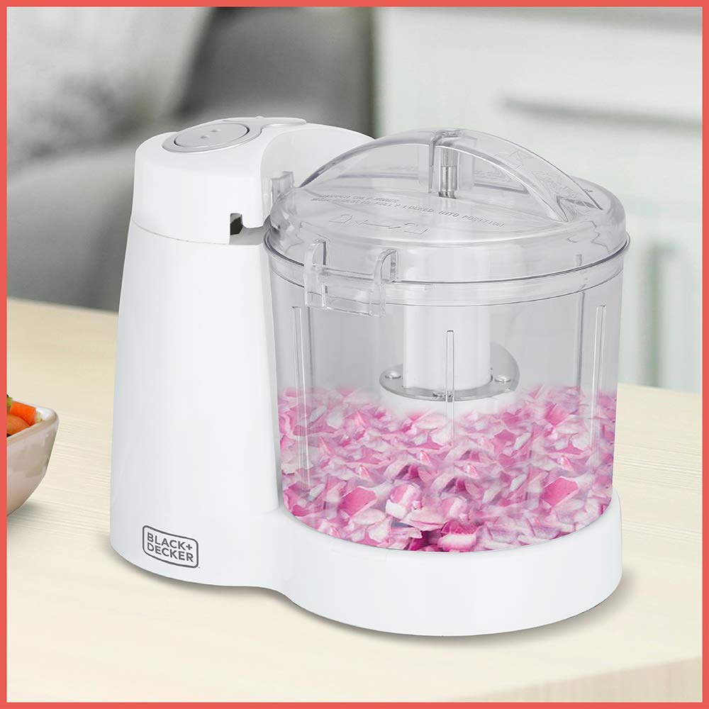 Front view of the BLACK+DECKER BXCH1201IN Electric Mini Chopper