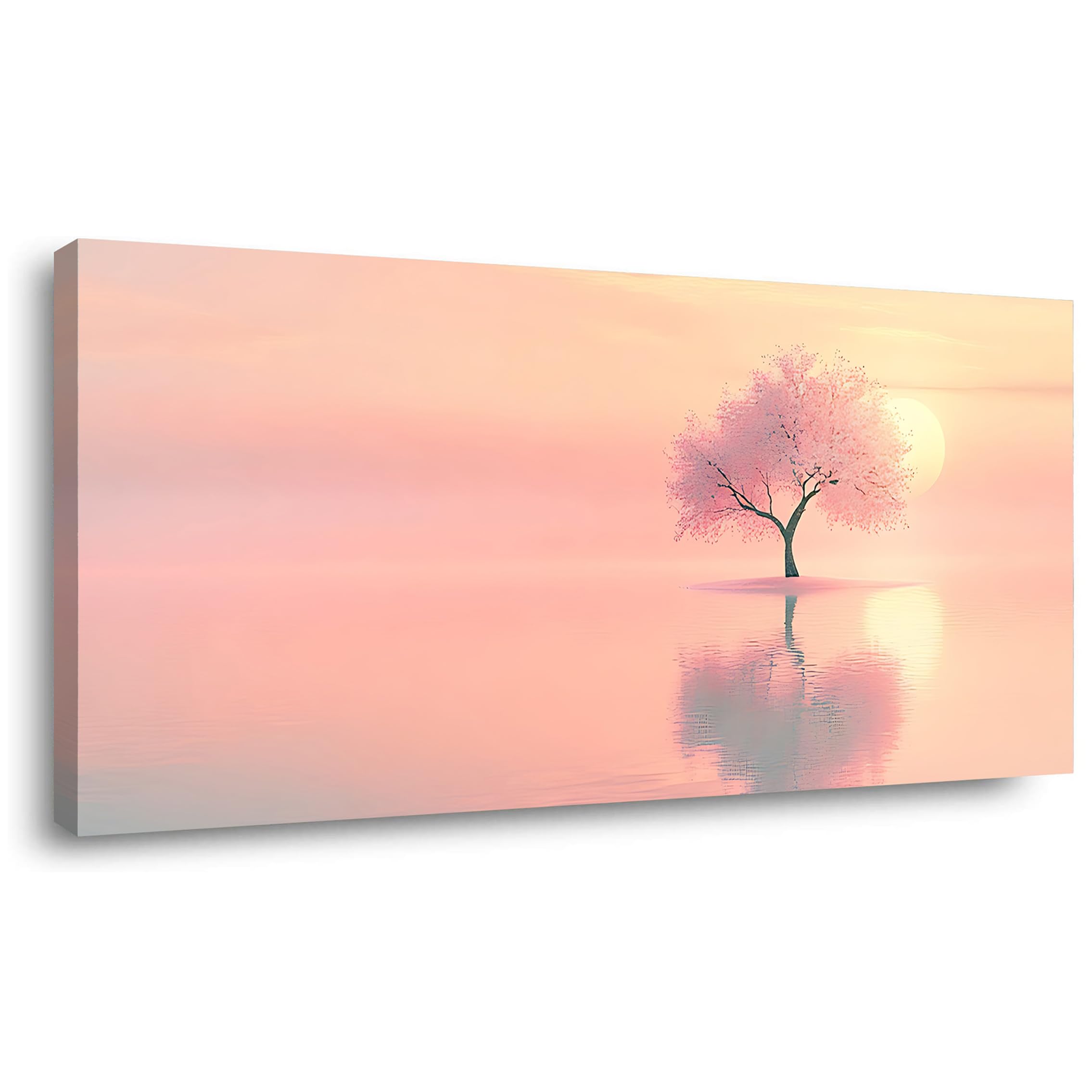 Palderwallart Tree Lake Landscape Canvas