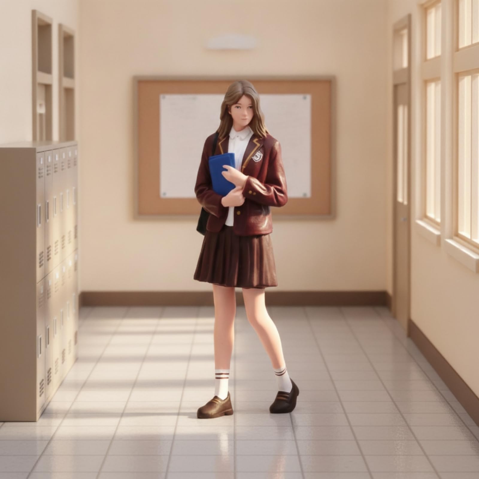 Figura Estudiante talladas, Style to 1