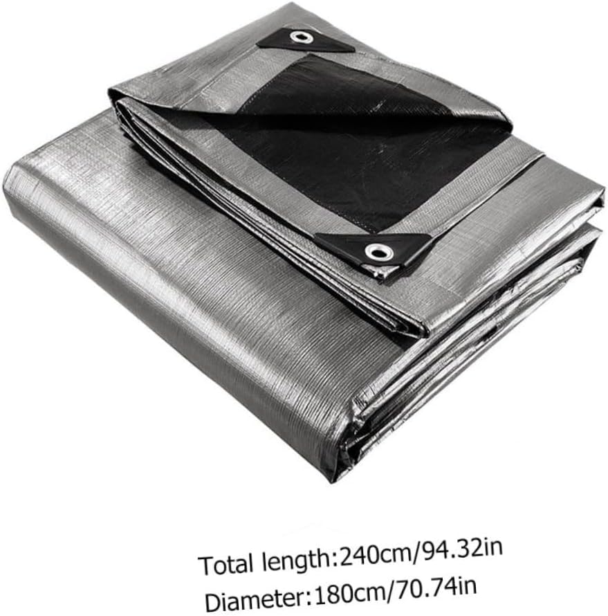 1Pc Heavy Duty Plant Cover Thickened Sun Protection Tarp Durable Pe Canopy for Outdoor Use Weatherproof and Eyelet Reinforced Tarp for Cars Furniture
