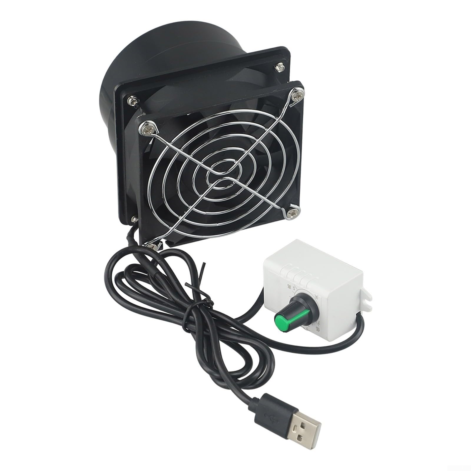 SPORTARC Estrattore di fumi di saldatura con alimentazione USB e velocità regolabili, perfetto per fai da te, officine e uso domestico (ventilatore più tubo da 6 m)