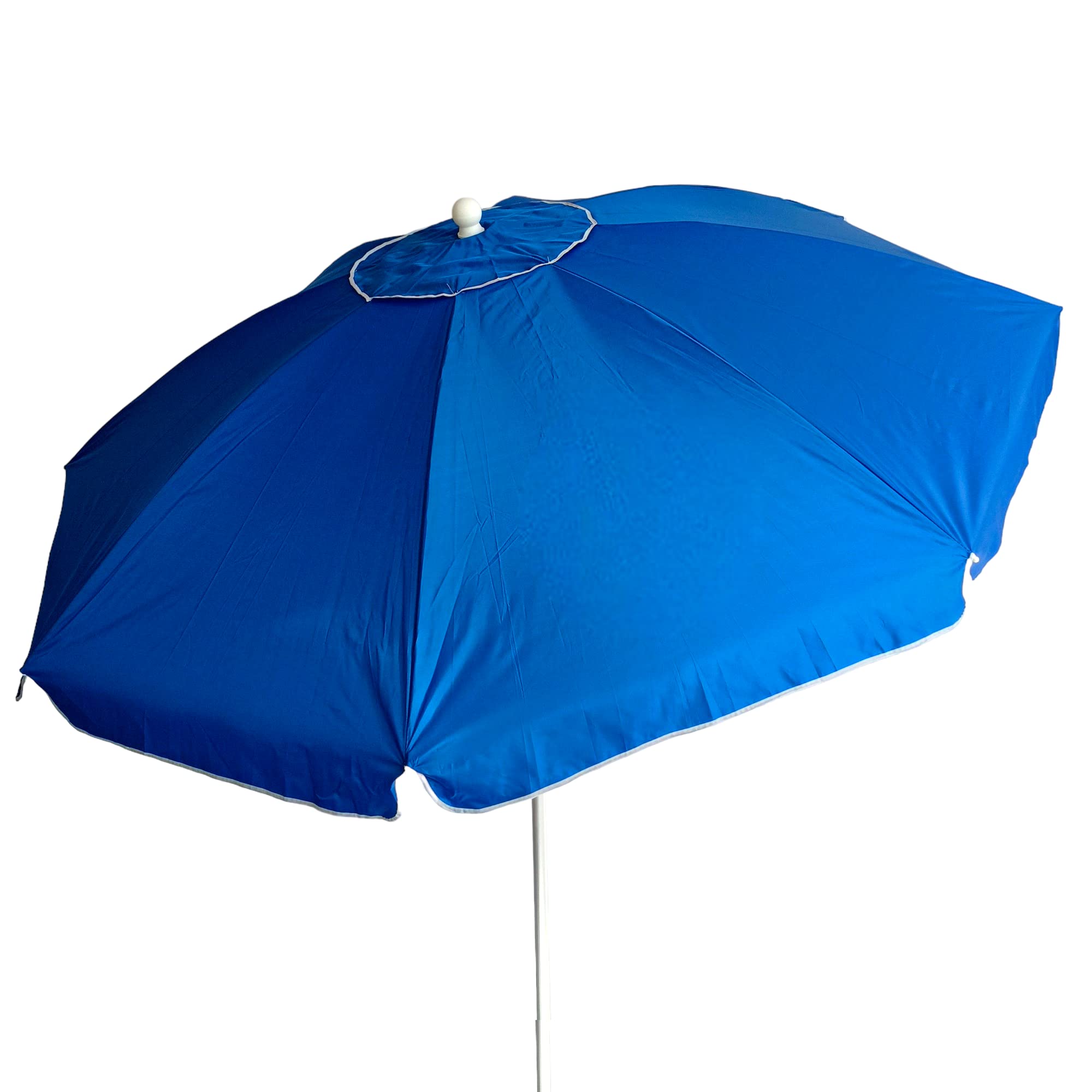 Pincho Sombrilla 240 cm tela de poliéster con Protección solar UPF50+ (bloquea 99% de rayos UV),Sombrilla de playa/jardín de aluminio de 2,4 m de diámetro.