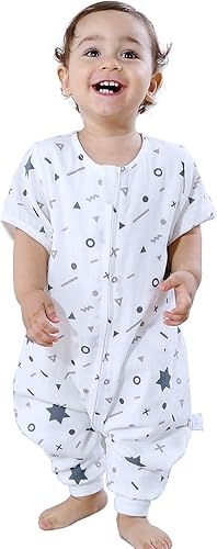 Miniatura 2 de Sincere Saco de dormir de muselina original 100% algodón, mantas de manga corta para bebé