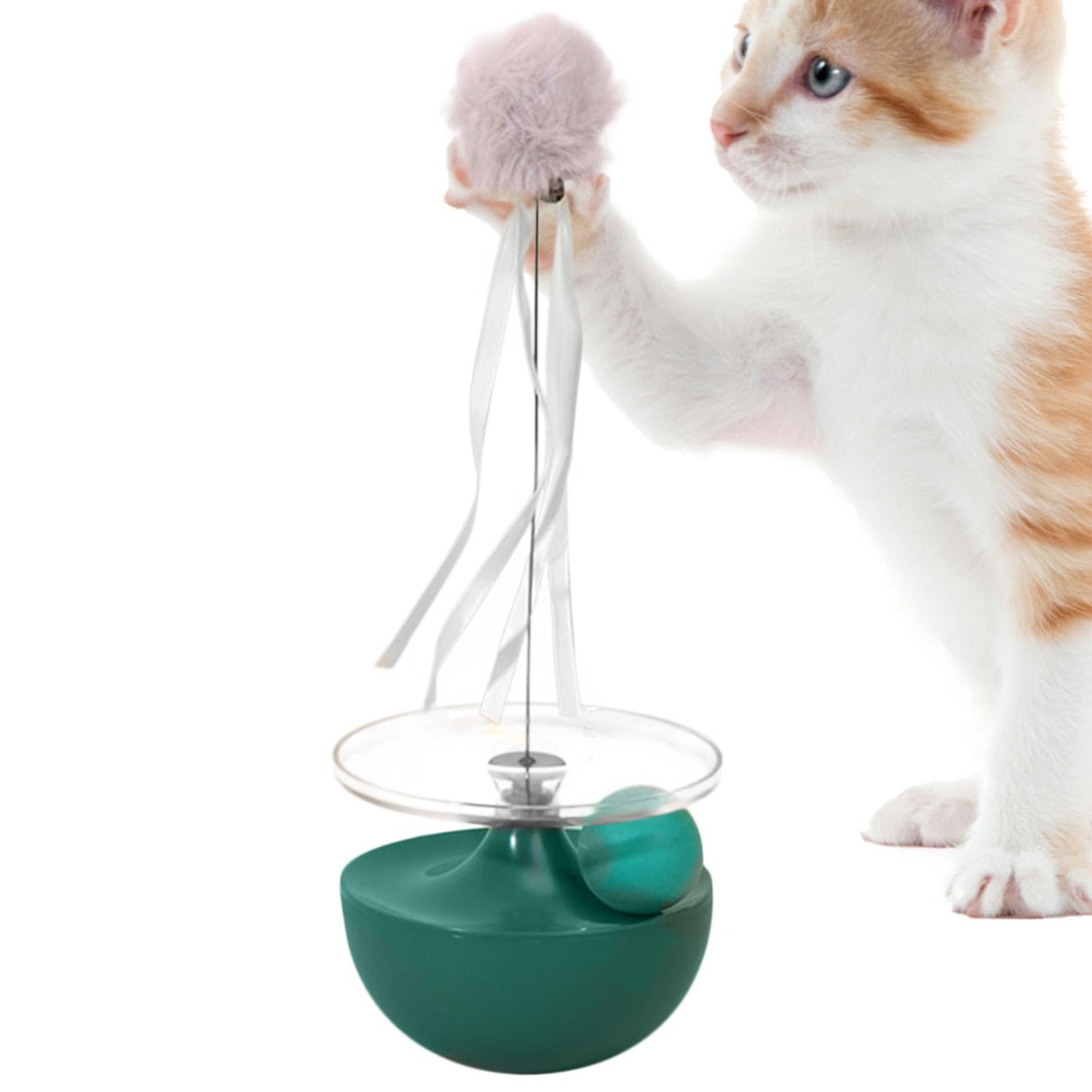 Jouet en plumes pour chat interactif contre le stress du chaton