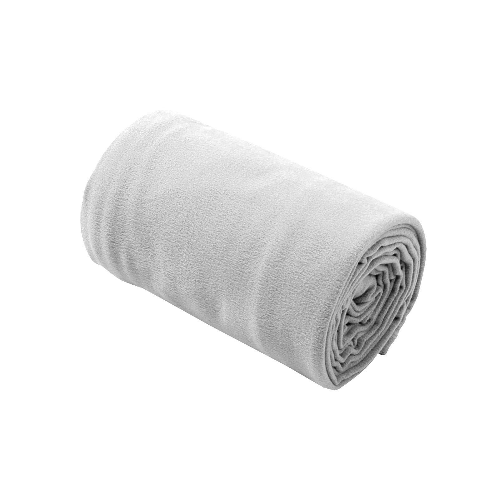 Sleeping Bag Liner Sleep Sheet Camping Blanket Multipurpose Full Sized Zipper Light Gray-image-44