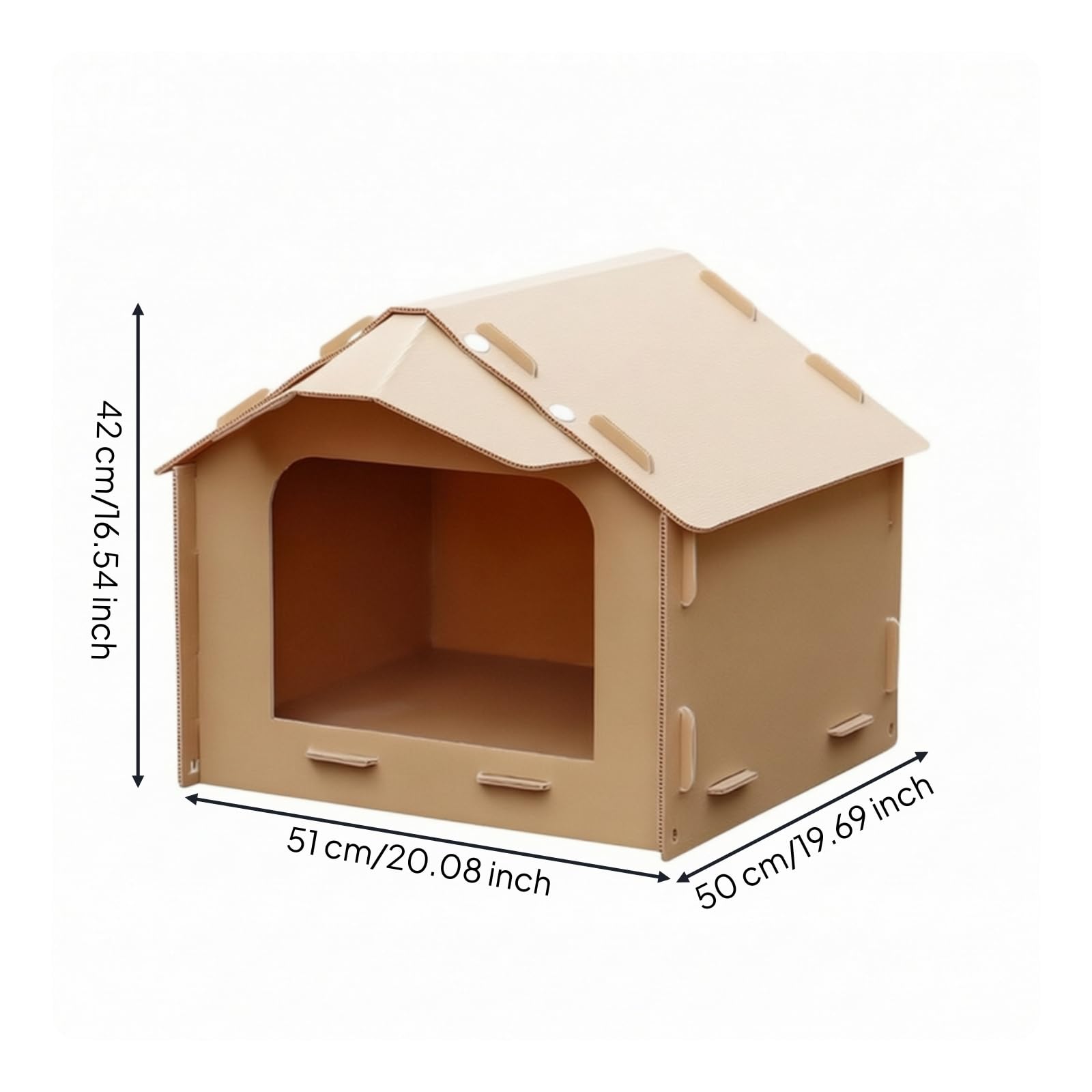 MERIGLARE Stabil Katzenfutterhaus