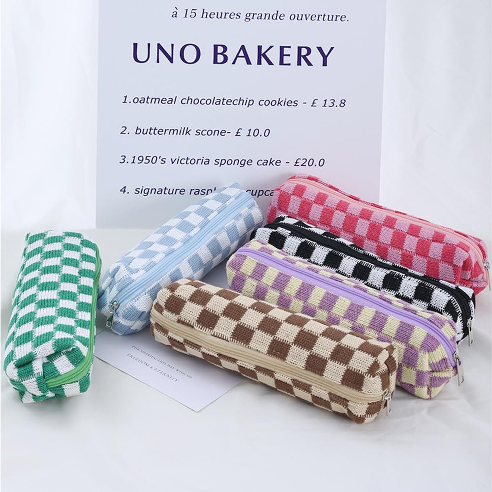 GGOOB Pencil Case Aesthetic School Supplies Small Pencil Case Pencil Pouch Aestheti Pencil Case Preppy Pencil Case (Blue)