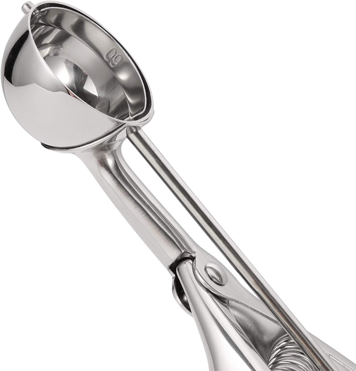 Hiware 18/8 Stainless Steel Cookie Scoop for Baking - Small Size - Durable Cookie Dough Scooper - 1 tablespoon
