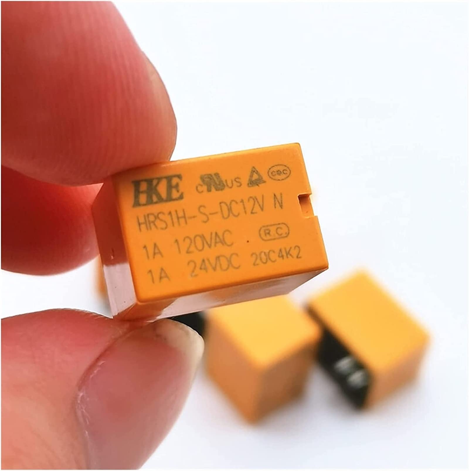 LKPEHTAGN Relay 5PCS 3A hrs1h-s-dc5v / 12v-24v 6-pin 12VDC