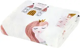 Manta Coberta Bouti Kids 2,20m x 1,50m Infantil Menino e Menina Quentinha Confortável Estampada Cobertor (Little Princess)