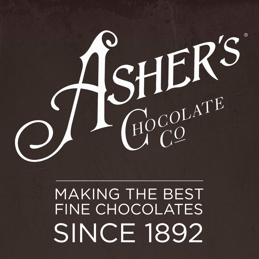 Asher's Chocolates, Fudge Bites, Individually Wrapped Chocolate Fudge, Small Batches of Kosher Treats, Family Owned Since 1892 (14 Count, Vanilla)