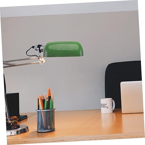 Miniatura 8 de Accesorios de escritorio, pantalla de cristal verde, cubierta de luz de repuesto, lámpara de mesa de escritorio para sala de estar, dormitorio,