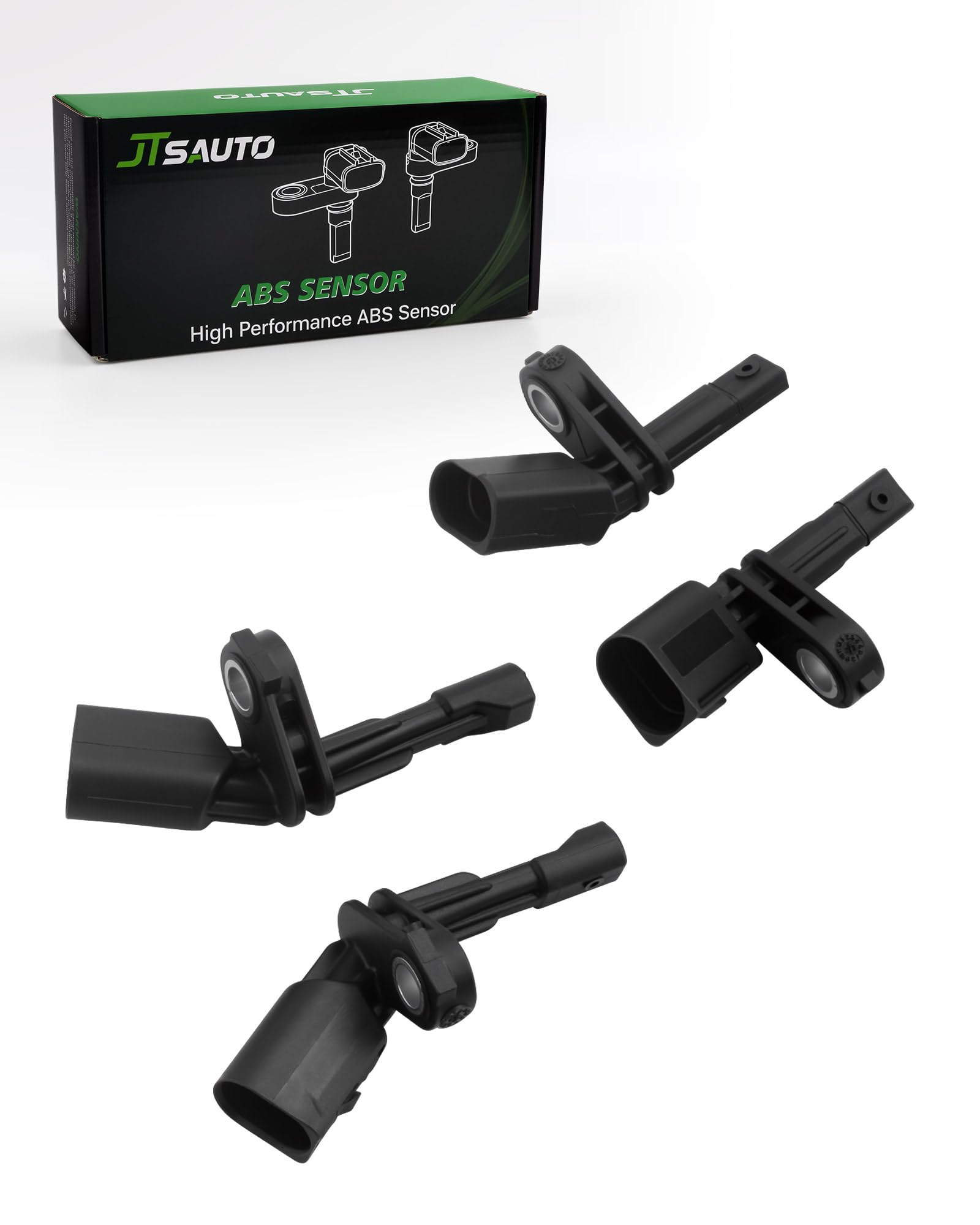 Photo 1 of 2-Piece ABS Wheel Speed Sensor Set for Front Left & Right, Compatible with 2015 2017-2020 Escalade, 2014-2018 Silverado 1500 Sierra 1500, 2015-2018 Suburban Tahoe Yukon, Replaces 20971873, 23498355