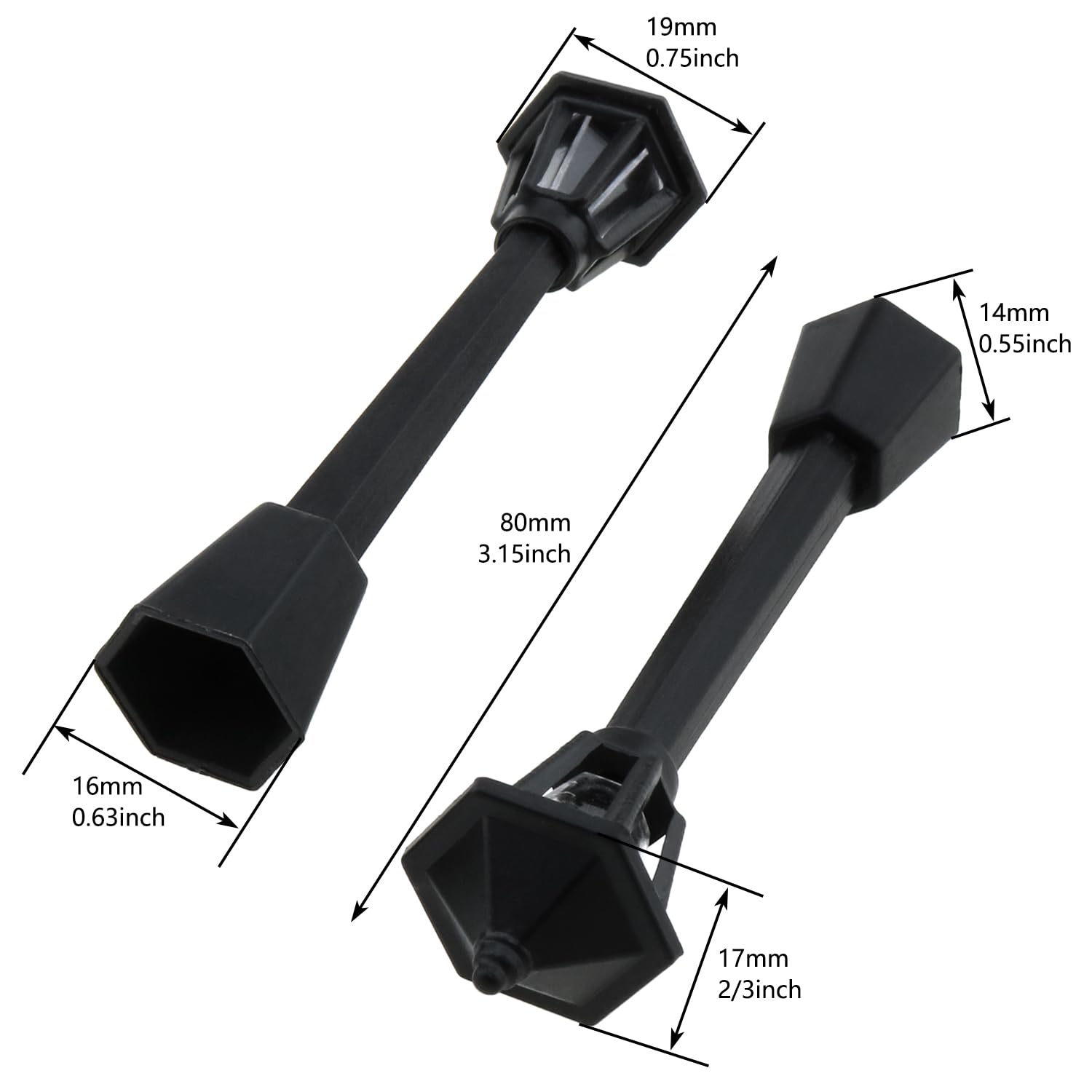 10pcs Mini Lamppost Plastica Nera Miniatura Ferrovia Treno Lampada Post Luci Luce Modello