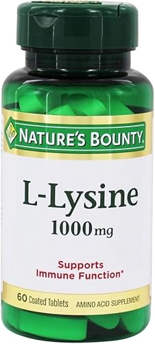 Miniatura 8 de Natures Bounty L-lisina 1000 mg comprimidos 60 unidades paquete de 4