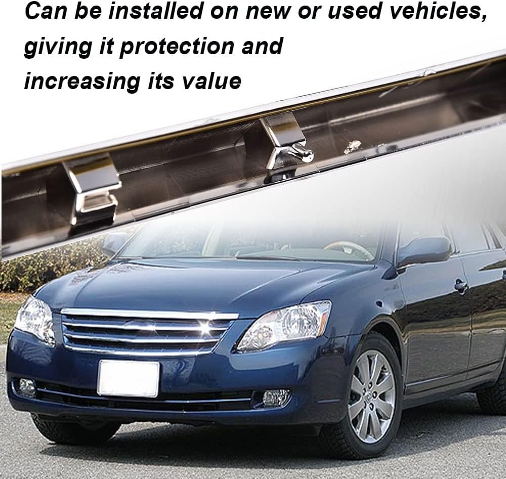 G-PLUS Hood Molding, Compatible with Toyota Avalon 2005-2010 Front Grille Chrome Trim Replace For #75770-AC010, TO1235100