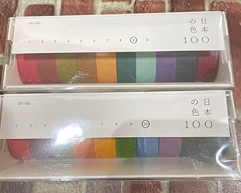 Amazon | mt 日本の100色10巻セット カモ井100周年記念マステ