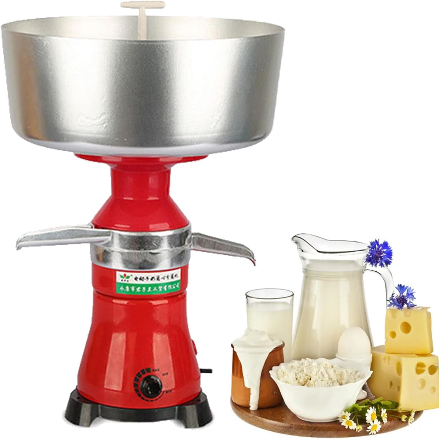 Milchcreme-Zentrifugalabscheider, elektrisch, 80 l/h Kapazität, Sahnebereiter für frische Ziegenkuhmilch