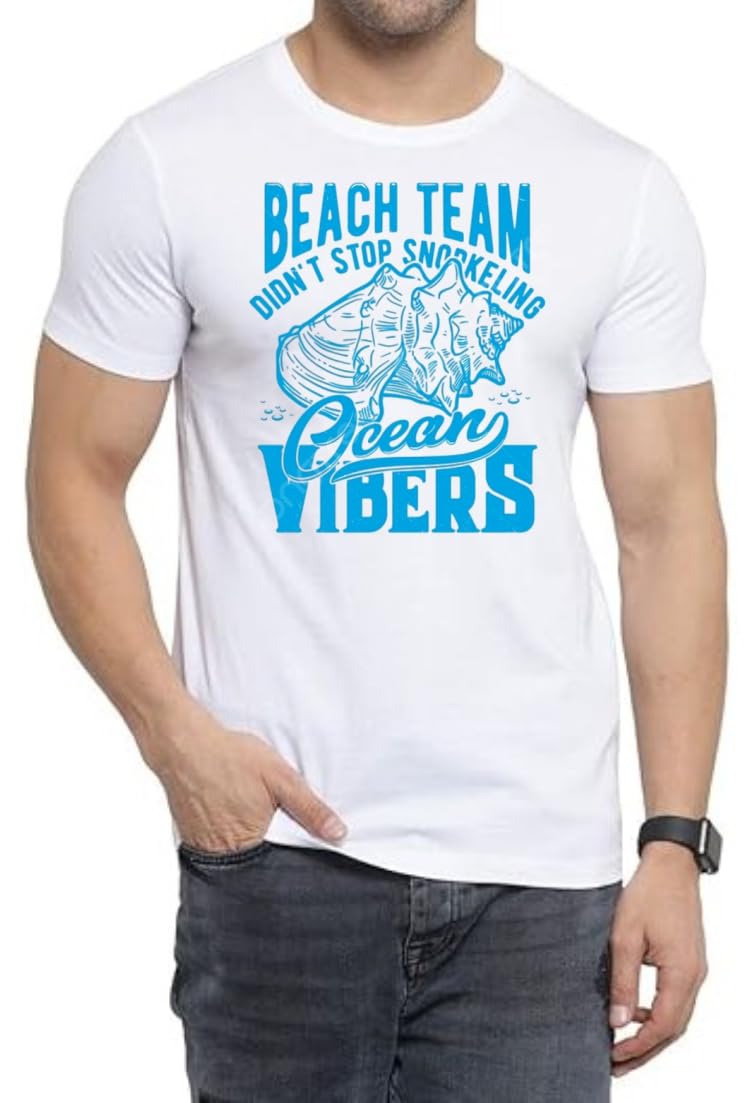 Ocean Vibers White Men Round Neck T-Shirt-picture-43