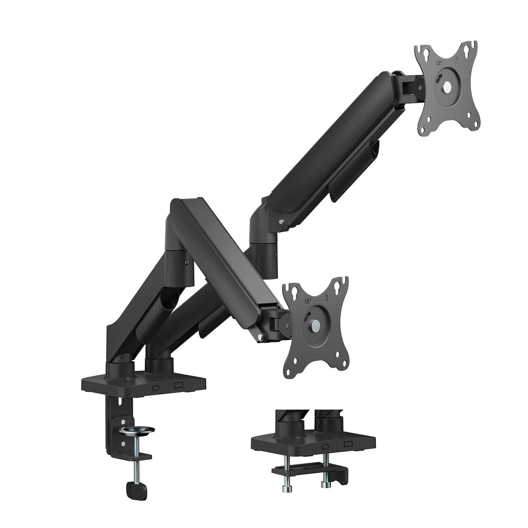KIMEX - Support écran PC - 2 écrans - Ultra-réglable - 17"-32" - Noir - 015-2702