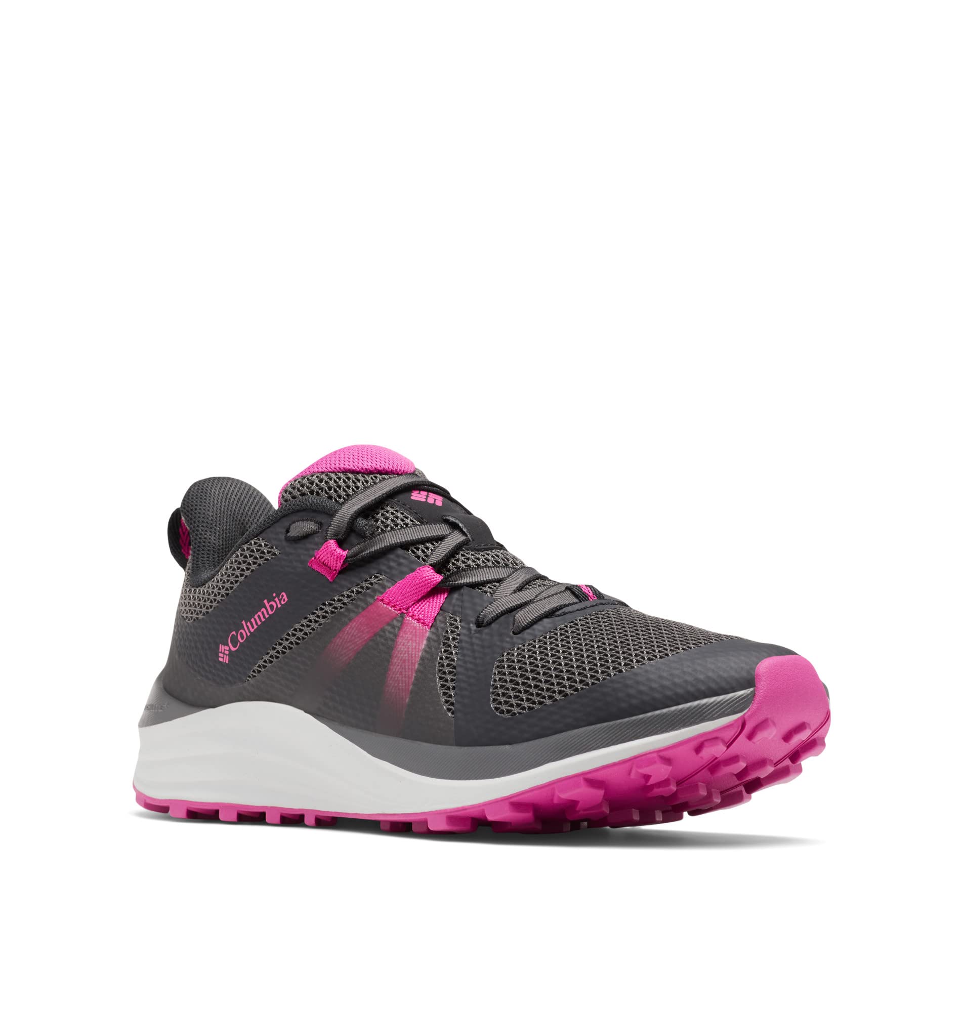 Columbia Women's Sports Walking Shoe, Black Wild Fuchsia, 8