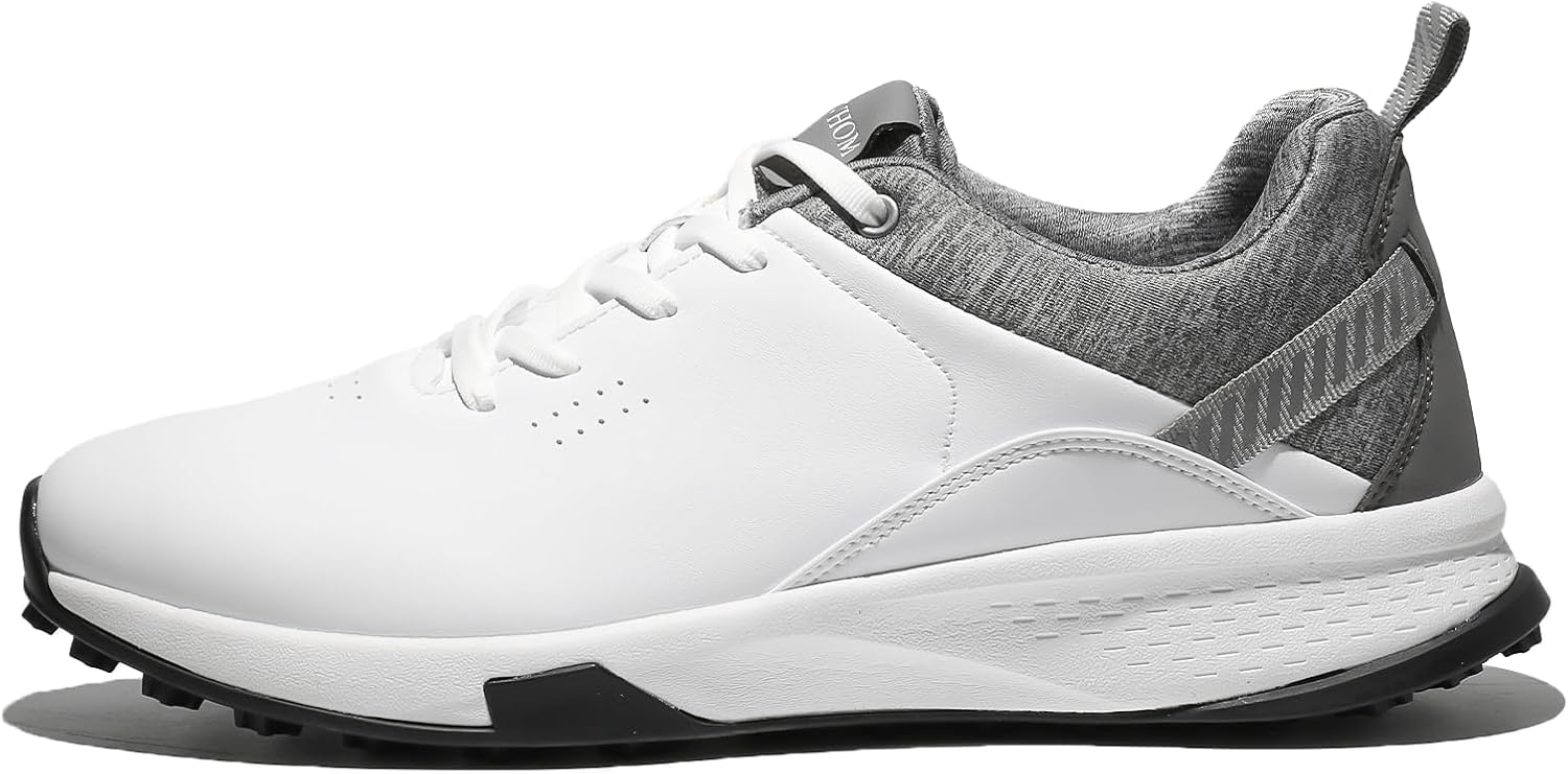 Men's & Women's Golf Shoes Lightweight Waterproof Spikeless Golf Footwear with Non-Slip Outsole for All-Day Comfort