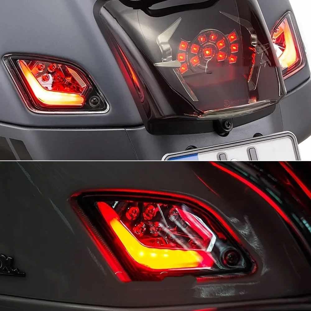 Moto Faros Freno Trasero​ Luz LED de intermitente delantera y trasera