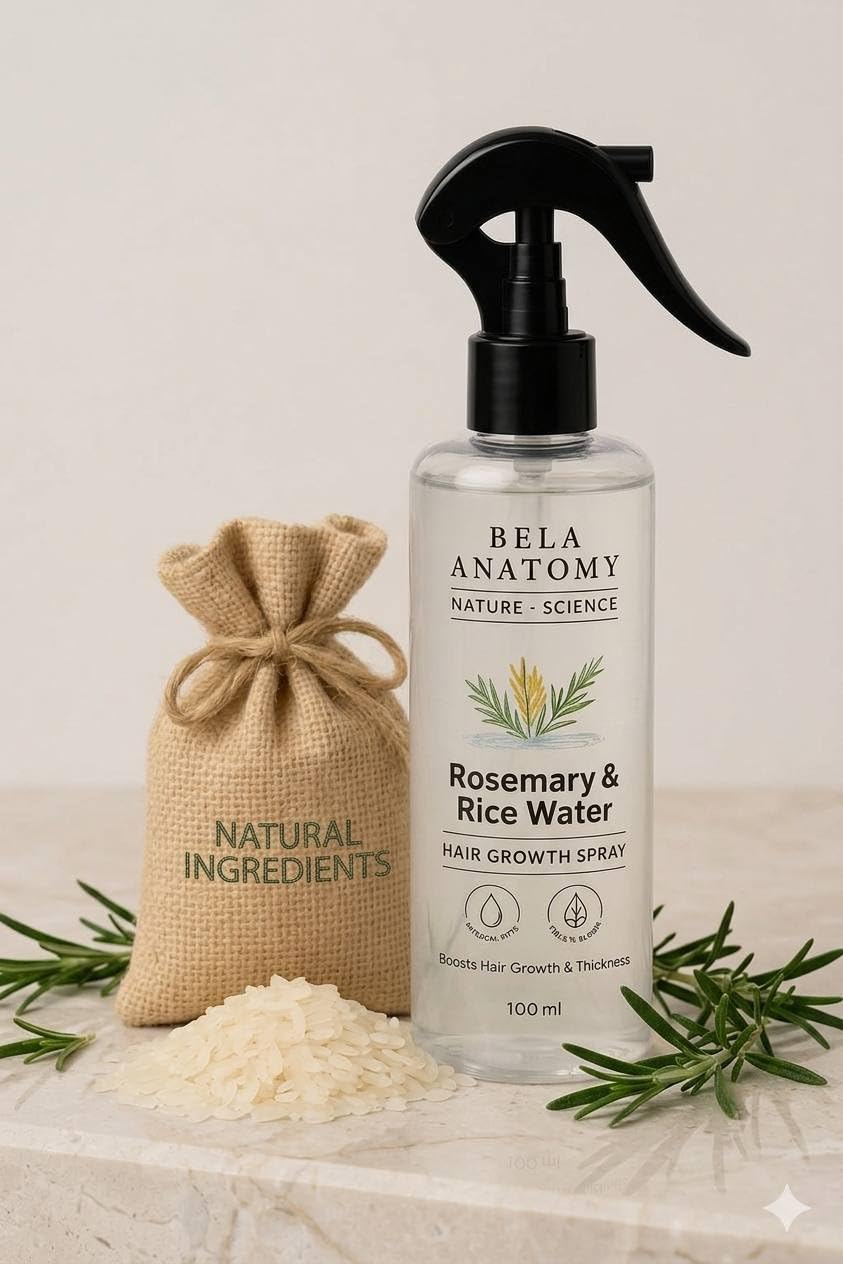 Generic Bela Anatomy Rosemary & Rice Water Hair Growth Spray, 100 ml - Image 1