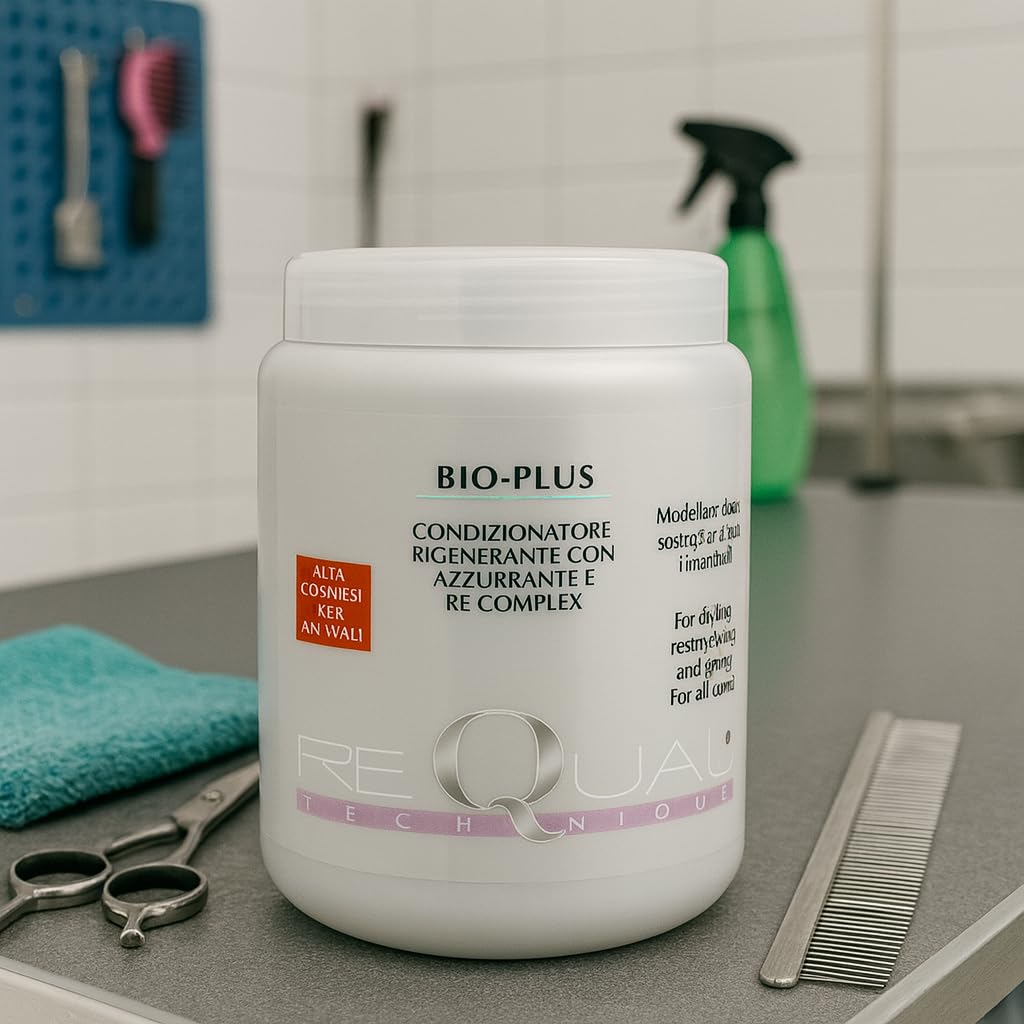REQUAL CONDIZIONATORE BIO-PLUS RIGENERANTE MANTELLO CANE 1000 ML