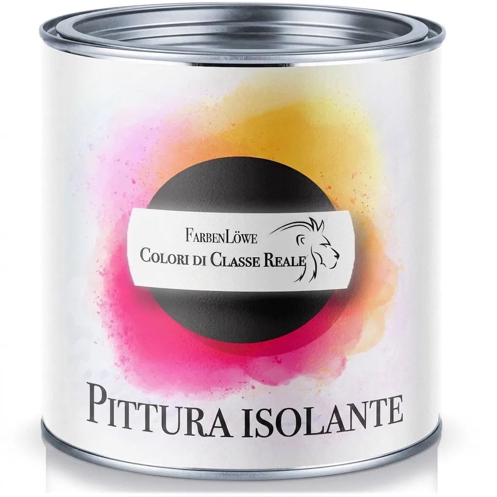 Vernice isolante, colore bianco opaco, fondo di blocco, vernice alla nicotina, leone colorato (1 L)